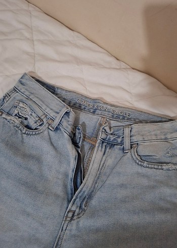 American Eagle Bej Renk Kadın Denim Pantolon