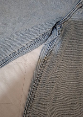 34 Beden Bej Renk Kadın Denim Pantolon