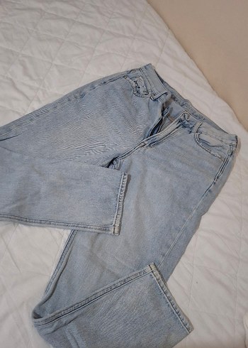 Bej Renk Kadın Denim Pantolon