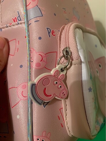 Lisanslı peppa pig çanta mini boyut.