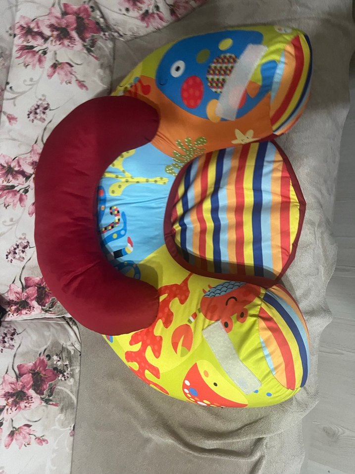 Renkli Desenli Hamile ve Emzirme Yastığı - Görsel 3