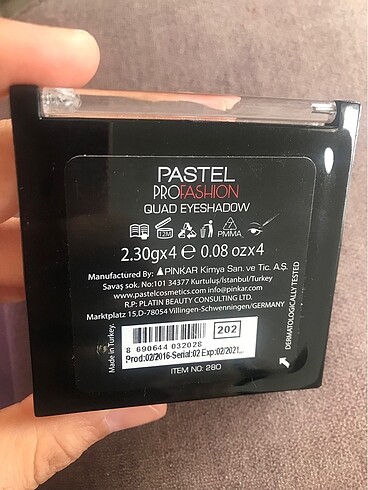  Beden Pastel far