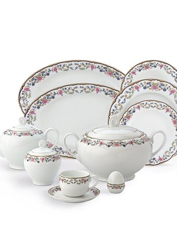 zariniran İtalyan F stili gülistan serisi 12 kişilik - Görsel 5