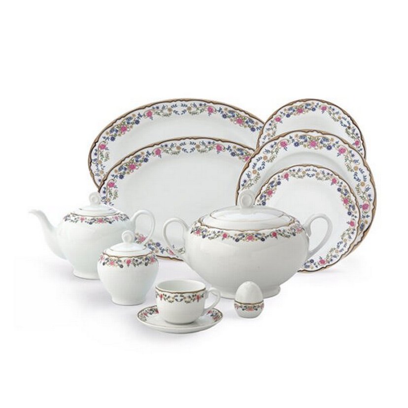 zariniran İtalyan F stili gülistan serisi 12 kişilik - Görsel 5