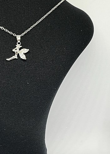  Beden Zincir Detaylı Mini Gotik Kadın Kolye
