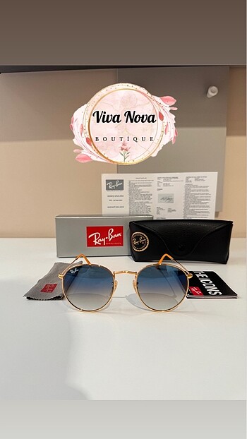 Rayban Rb3447 Round Metal