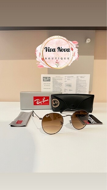 Ray Ban Rayban Rb3447 Round Metal
