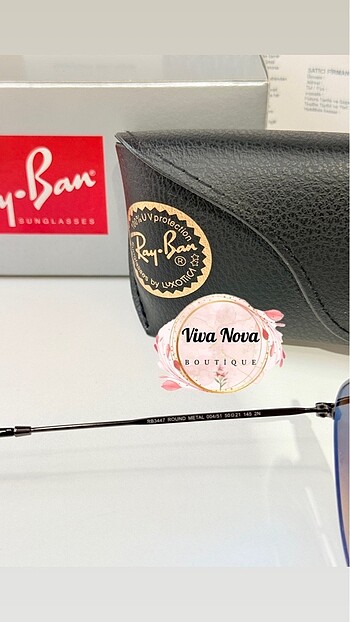 Beden Rayban Rb3447 Round Metal
