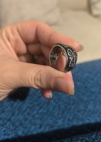 925 ayar gümüş erkek yüzük - Görsel 3