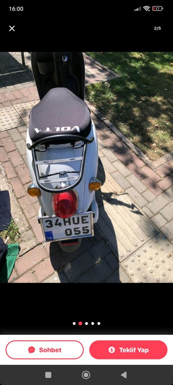 volta vs2 elektrikli motosiklet - Görsel 2