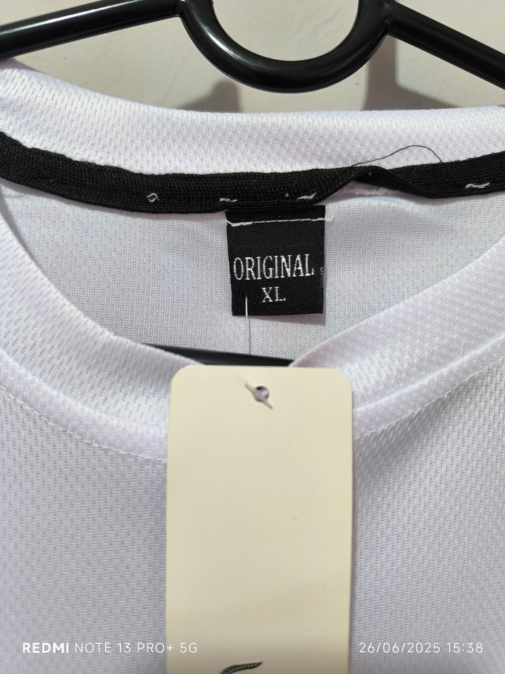 Lacoste Erkek Beyaz Kısa Kollu Tişört - Görsel 2