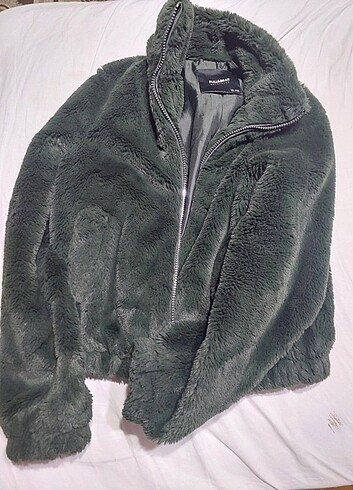 Pull and Bear Pull Bear Yeşil Kürk