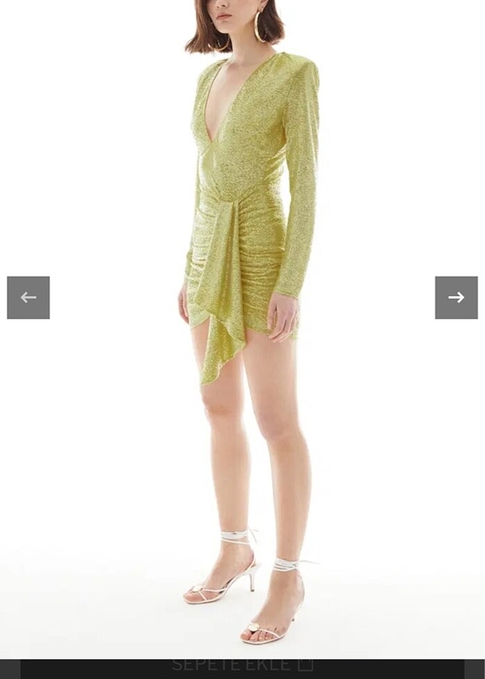 Raisa Vanessa Mini Vatkalı Elbise - Görsel 2