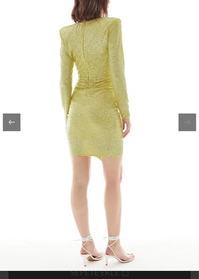 Raisa Vanessa Mini Vatkalı Elbise - Görsel 5