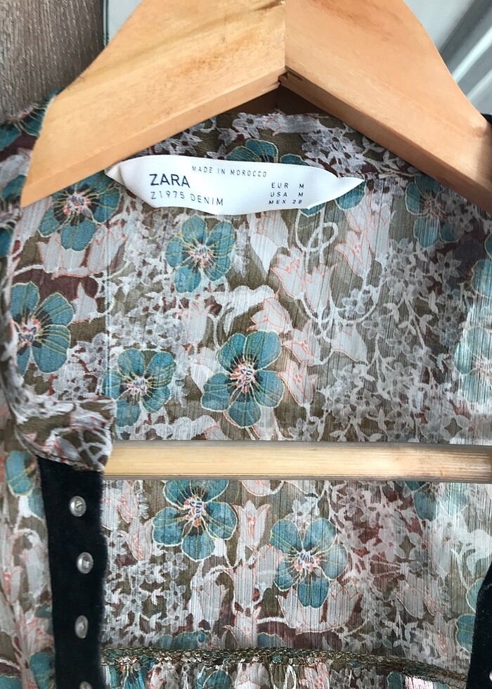 Zara Transparan Bluz - Görsel 3