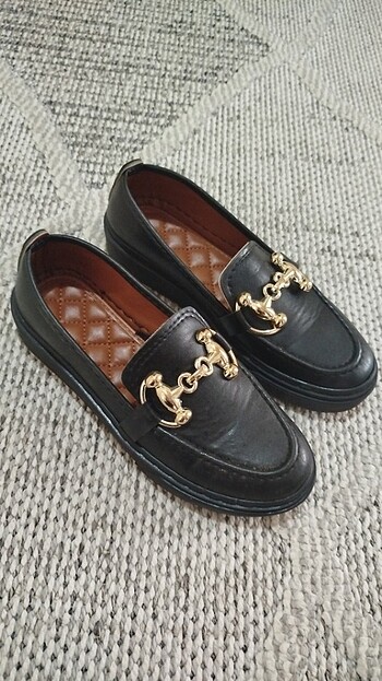 Klasik kadın ayakkabı loafer