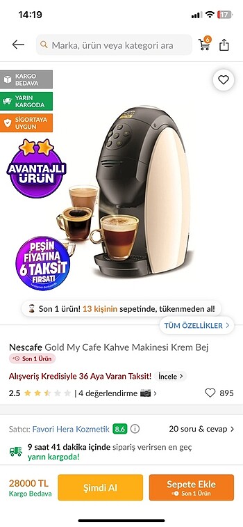Nescafe GOLD kafe makinesi - Görsel 10