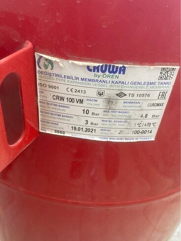 hidrofor su TANKI. KROWA By Ören - Görsel 2
