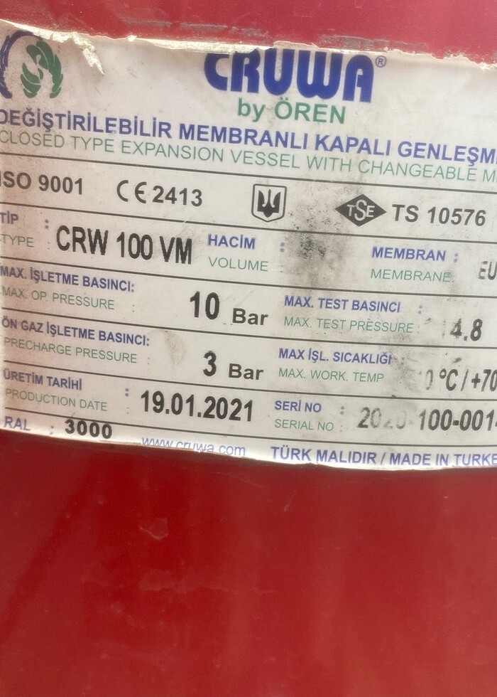 hidrofor su TANKI. KROWA By Ören - Görsel 3