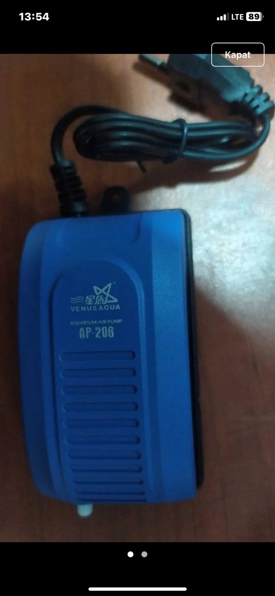 Venus Aqua AP-208 Akvaryum Hava Pompası Mavi - Görsel 2