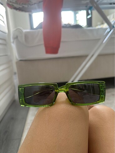 Unisex güneş gözlüğü yeşil gözlük