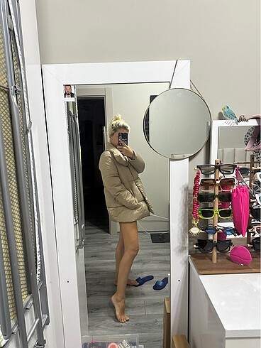 Defacto Defacto şişme oversize camel mont kaban