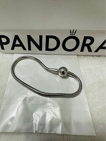 Beden gri Renk Gümüş Çelik Pandora bilezik bileklik
