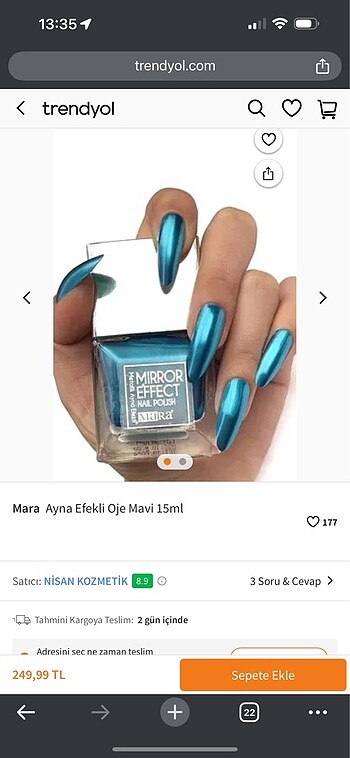 Beden Renk 50 adet oje flormar mirror aynalı neon