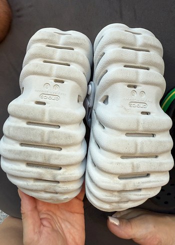 35 Beden beyaz Renk Crocs Echo Clog K Beyaz Terlik