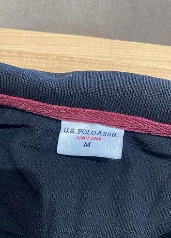 m Beden siyah Renk U.S Polo Assn. Uzun kollu Polo Yaka Tshirt