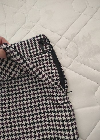 Trendyol & Milla Trendyol Kareli Örgü Mini Etek