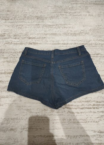 Forever21 S/M Beden Mini Kot Şort - Görsel 3