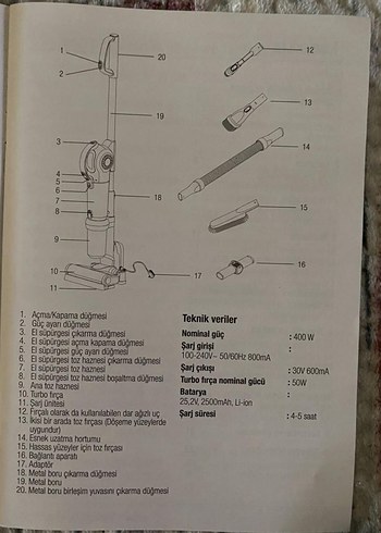 Beden Arçelik Mor Renkli Şarjlı Dikey Elektrikli Süpürge SD9961