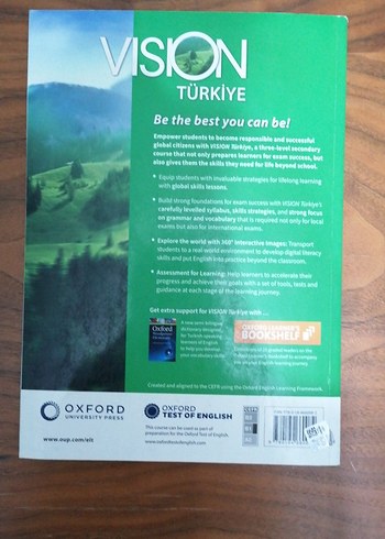 Oxford Vision Türkiye Intermediate Öğrenci Kitabı