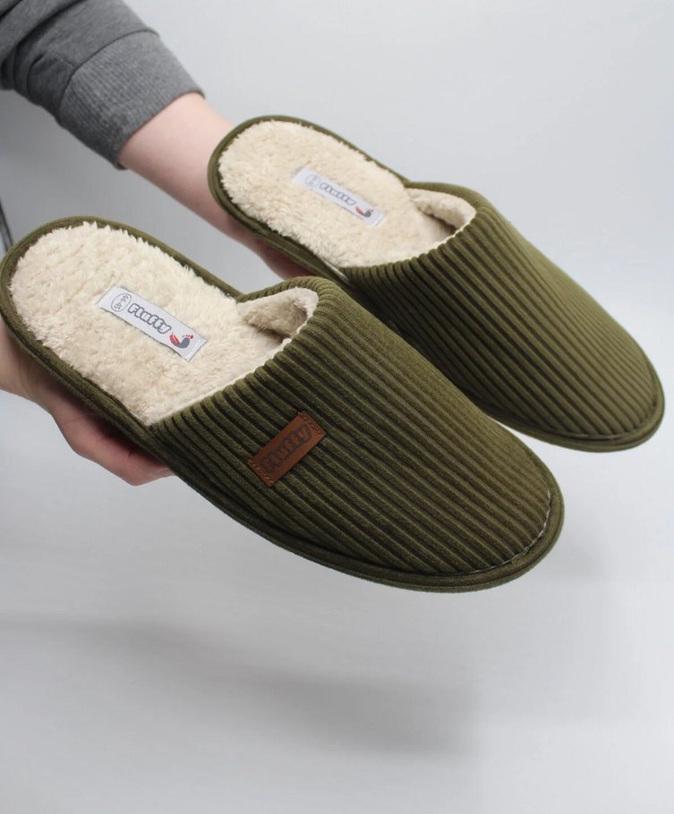 erkek çanak ev terlikleri - Görsel 2