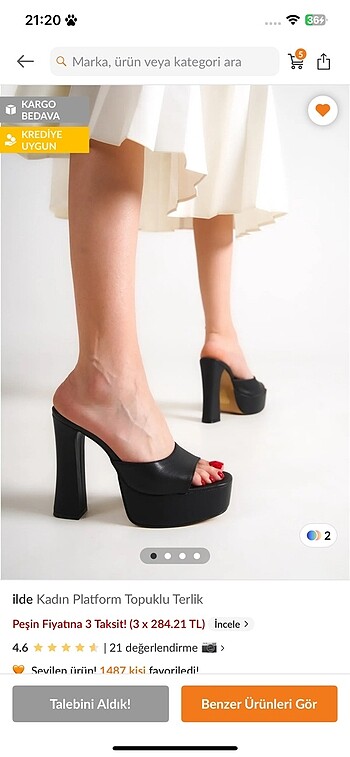 Topuklu terlik - Görsel 2