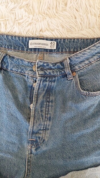 40 Beden mavi Renk Stradivarius şort