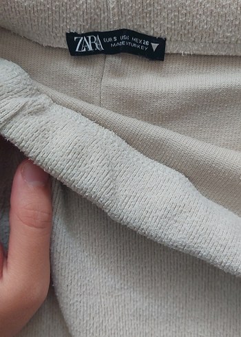Zara Bej Midi Kadın Etek