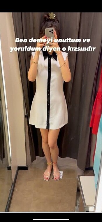 m Beden beyaz Renk Zara elbise