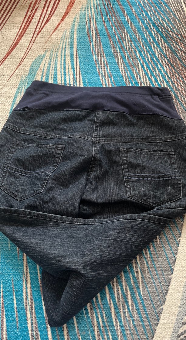 Koyu Mavi Hamile Kot Pantolon - Görsel 2