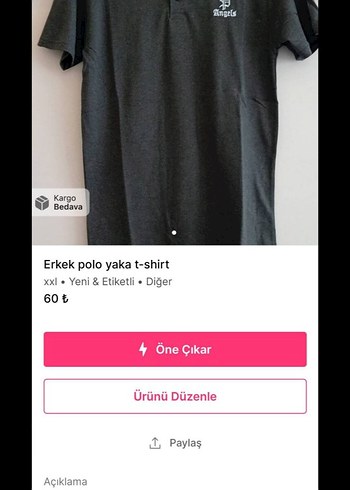 Diğer Bordo Erkek Polo Yaka Kısa Kollu Tişört