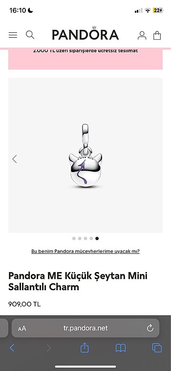 Pandora Pamdora Me Küçük Şeytan Charm