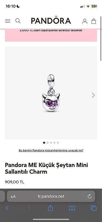 Pamdora Me Küçük Şeytan Charm