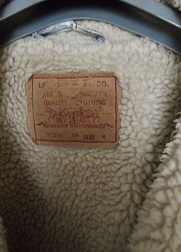 m Beden M beden unisex kışlık kot mont orijinal levis