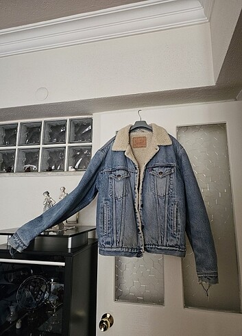 M beden unisex kışlık kot mont orijinal levis