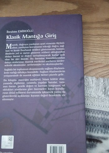 Klasik Mantığa Giriş - İbrahim Emiroğlu