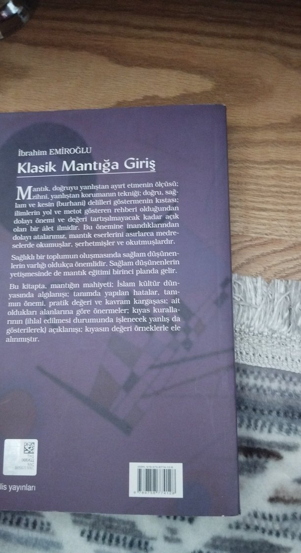 Klasik Mantığa Giriş - İbrahim Emiroğlu - Görsel 2