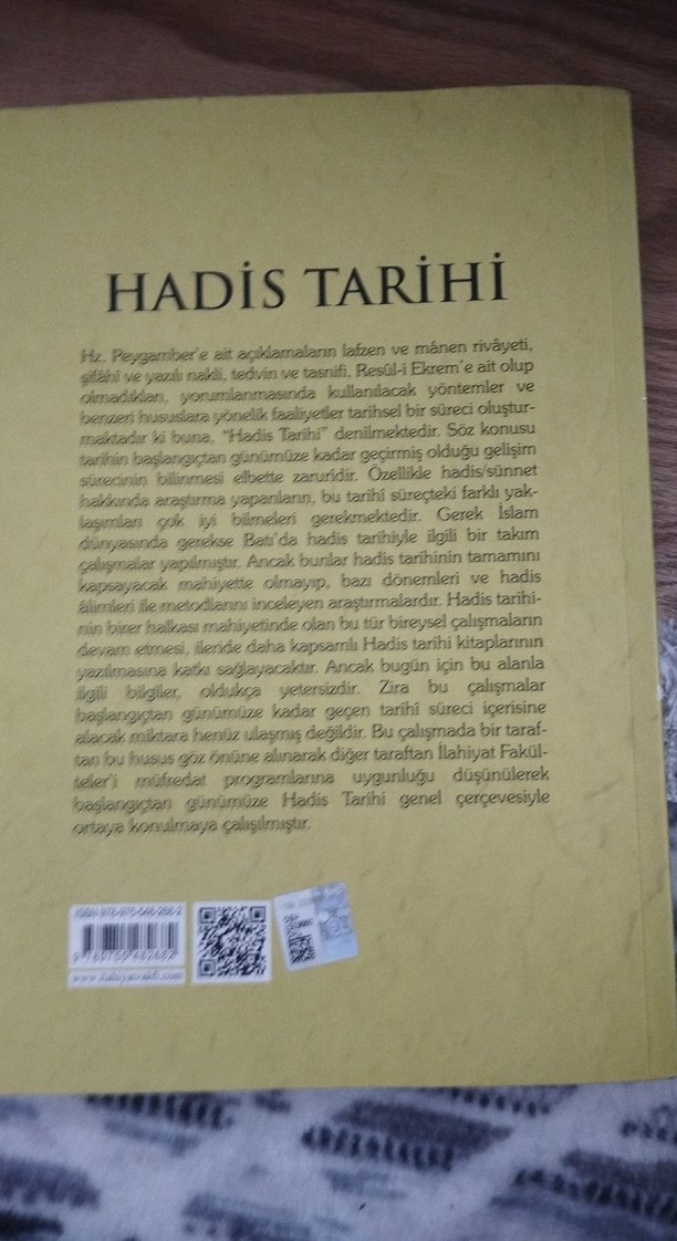 Hadis Tarihi - Prof. Dr. Ahmet Yücel - Görsel 2