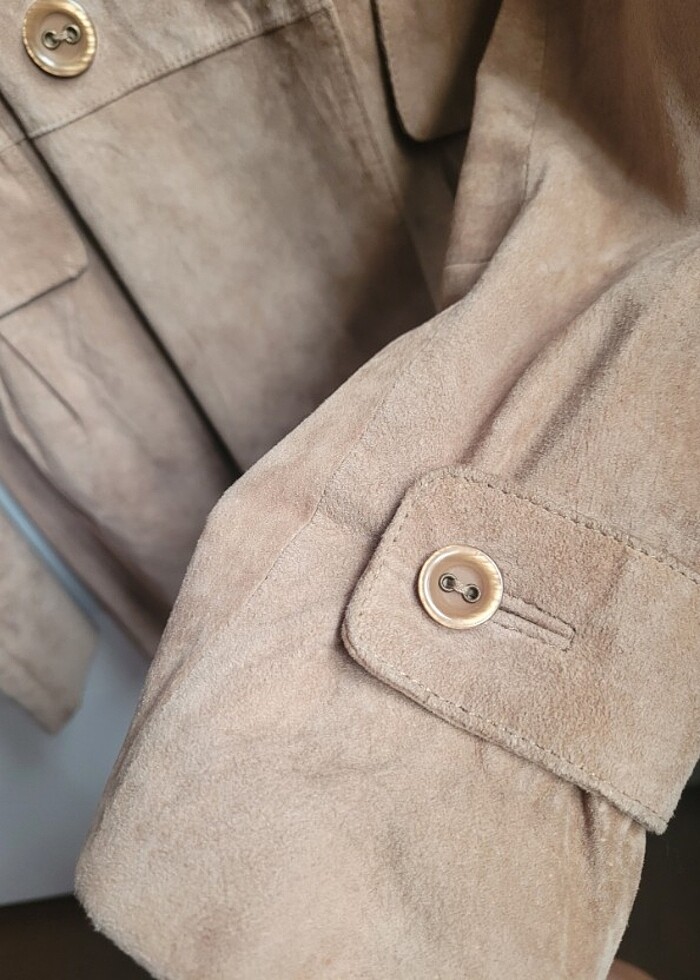 Süet mont - Görsel 3