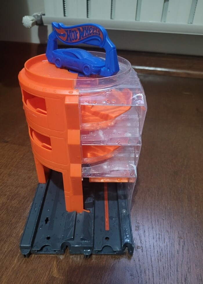 Hot Wheels dönen otopark - Görsel 4